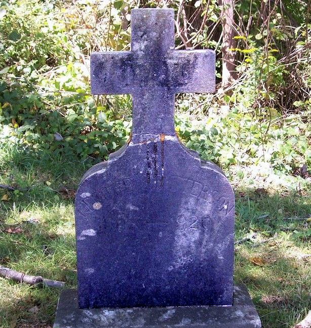 Georege Patterson headstone Jordan Cemetery